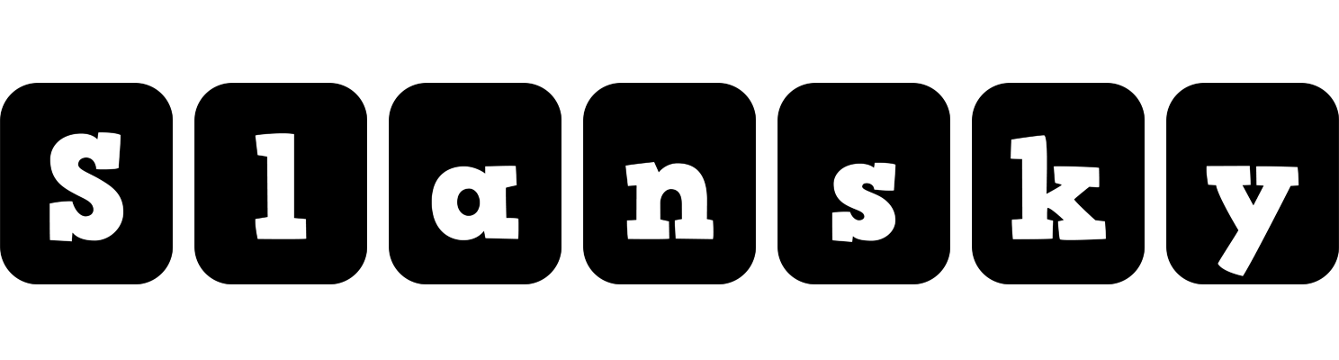 Slansky box logo