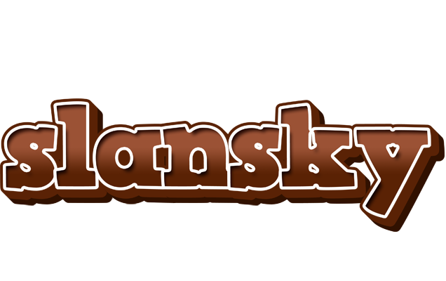 Slansky brownie logo