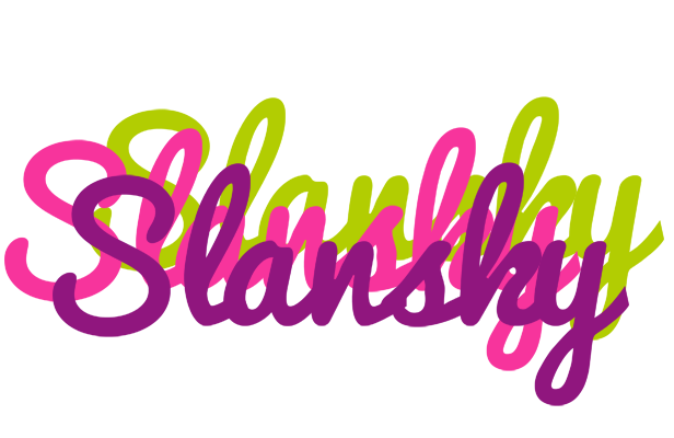 Slansky flowers logo