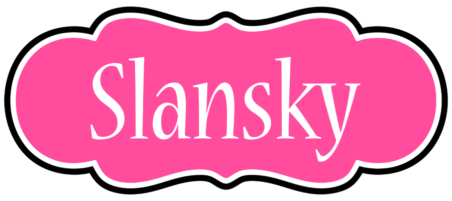 Slansky invitation logo