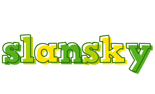 Slansky juice logo