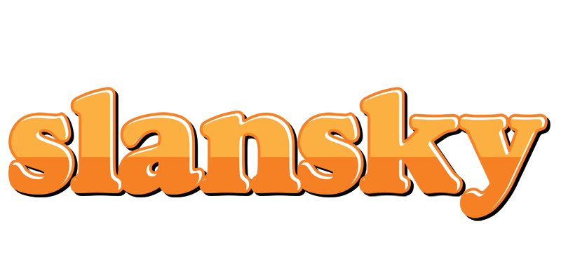 Slansky orange logo