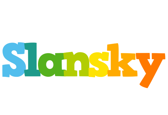 Slansky rainbows logo