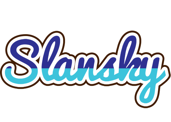 Slansky raining logo