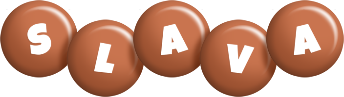 Slava candy-brown logo