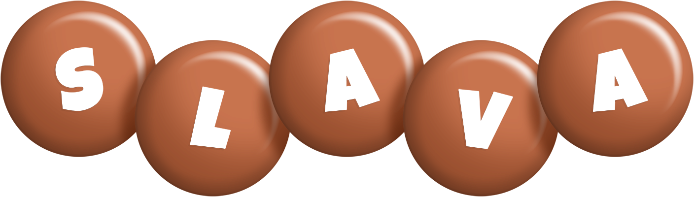 Slava candy-brown logo