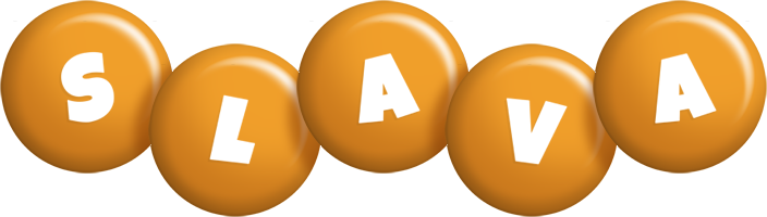 Slava candy-orange logo