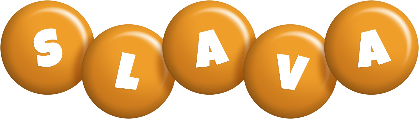 Slava candy-orange logo