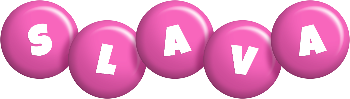 Slava candy-pink logo