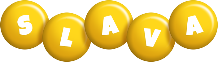 Slava candy-yellow logo