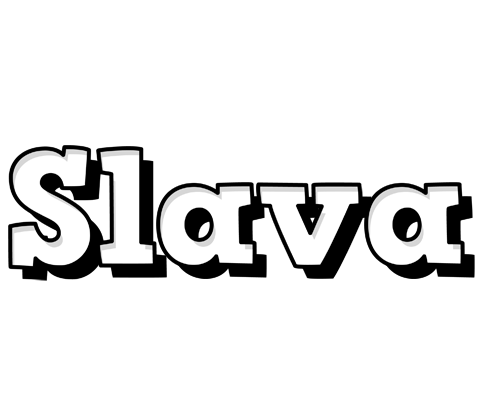 Slava snowing logo
