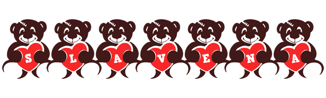 Slavena bear logo