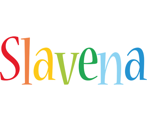 Slavena birthday logo
