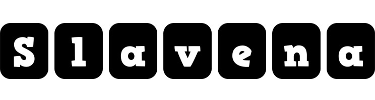Slavena box logo