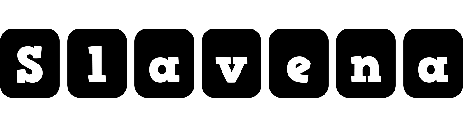 Slavena box logo