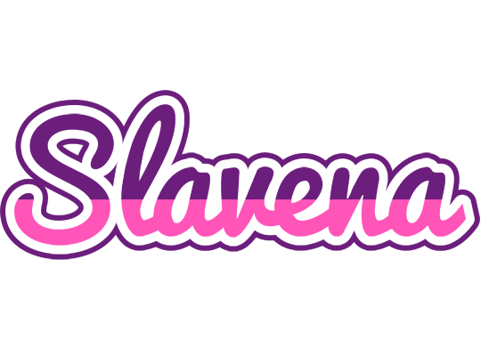 Slavena cheerful logo