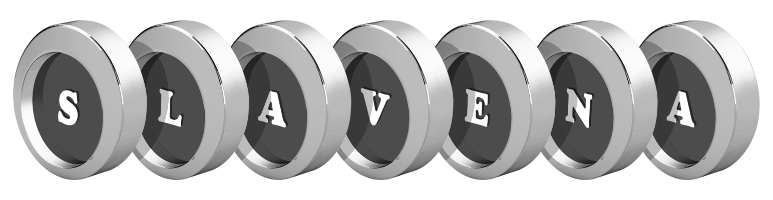 Slavena coins logo