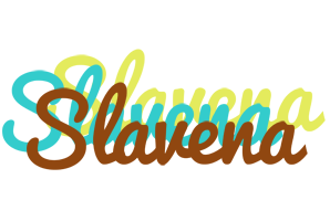 Slavena cupcake logo