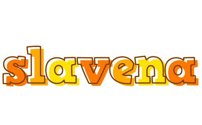 Slavena desert logo