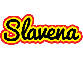 Slavena flaming logo