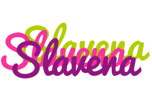 Slavena flowers logo