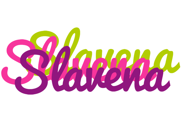 Slavena flowers logo