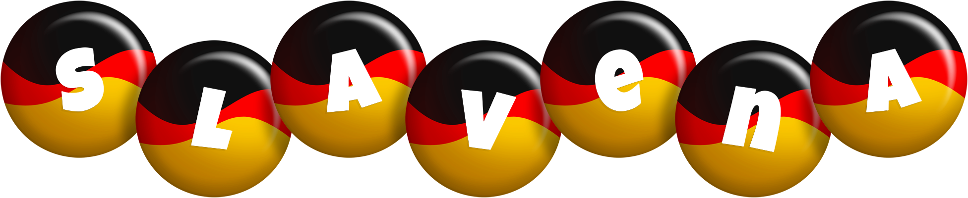 Slavena german logo
