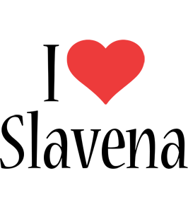 Slavena i-love logo