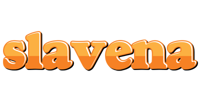 Slavena orange logo