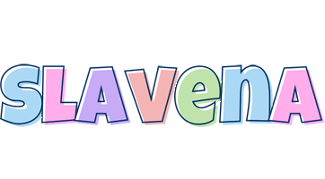 Slavena pastel logo