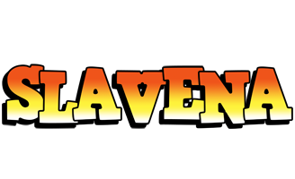 Slavena sunset logo