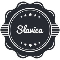 Slavica badge logo