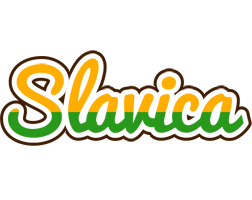 Slavica banana logo