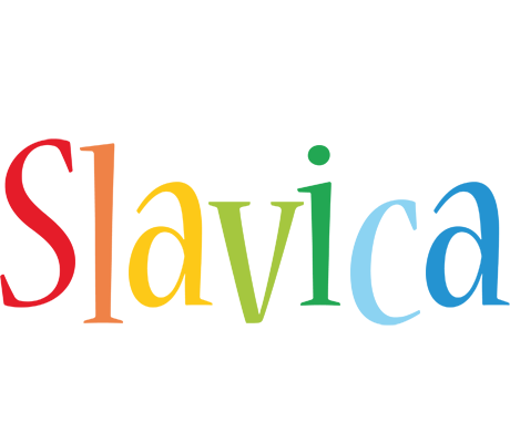Slavica birthday logo