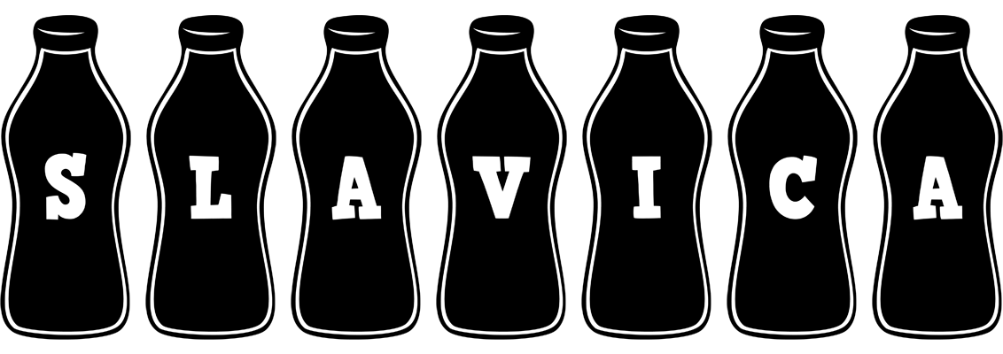 Slavica bottle logo