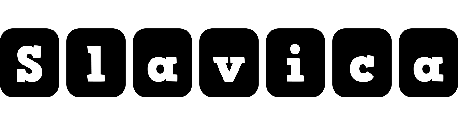 Slavica box logo