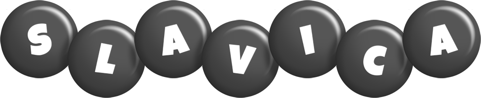 Slavica candy-black logo