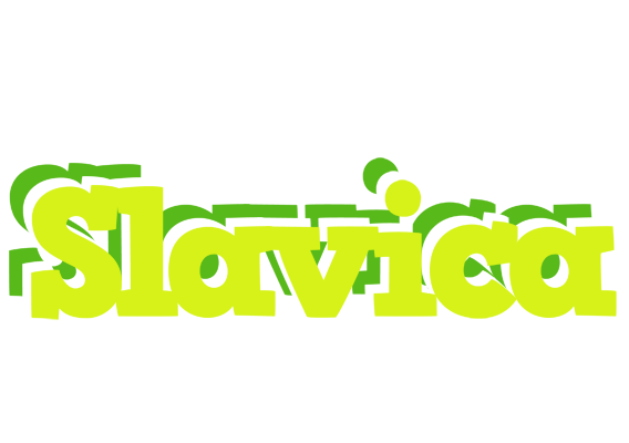 Slavica citrus logo