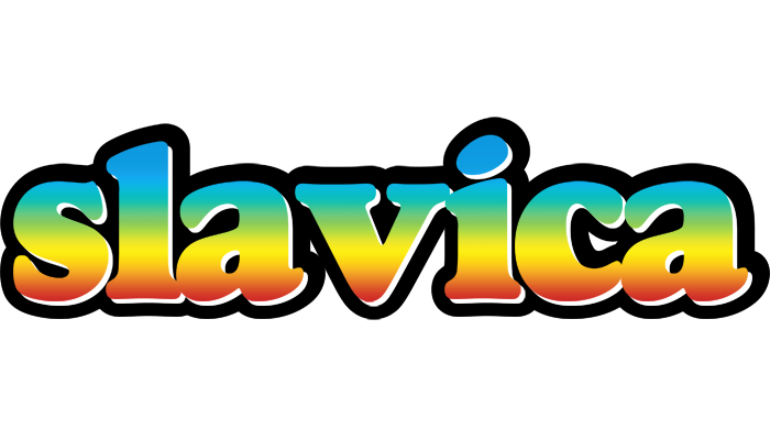 Slavica color logo