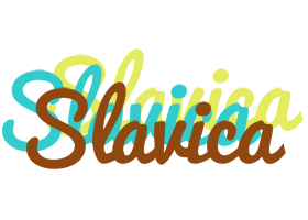 Slavica cupcake logo