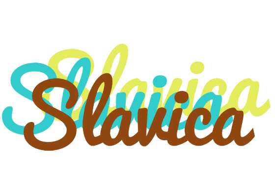 Slavica cupcake logo
