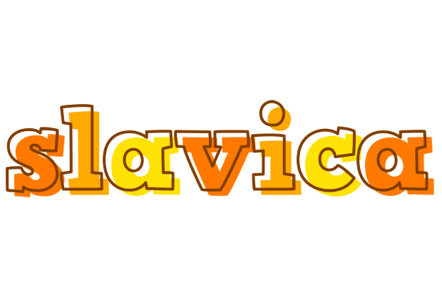 Slavica desert logo