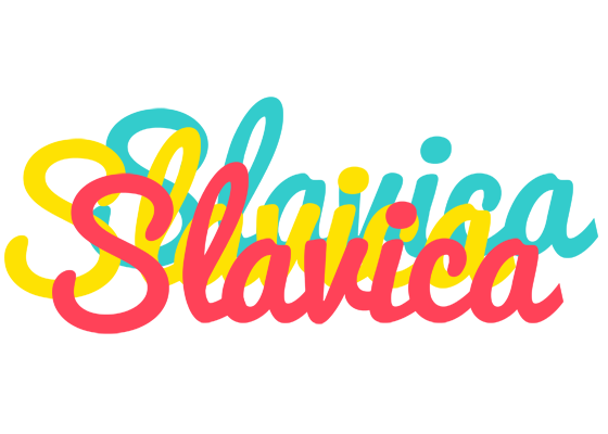 Slavica disco logo
