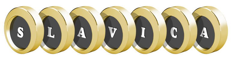 Slavica gold logo