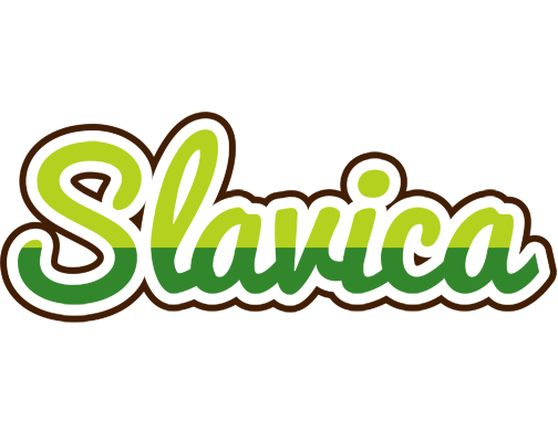 Slavica golfing logo