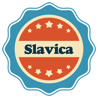 Slavica labels logo