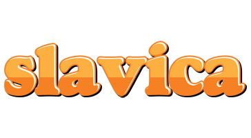 Slavica orange logo