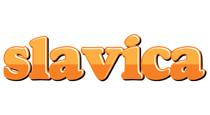 Slavica orange logo