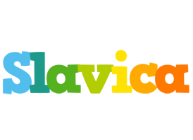 Slavica rainbows logo