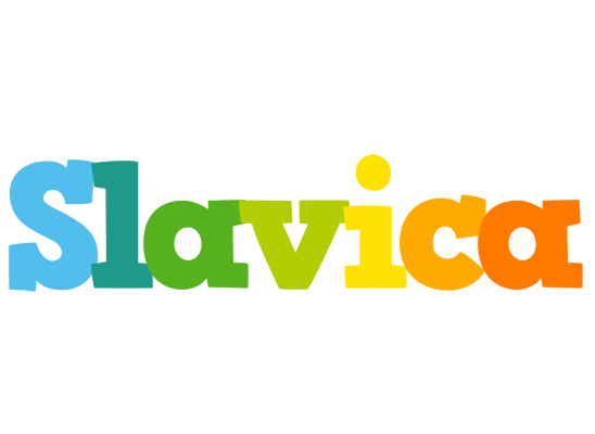 Slavica rainbows logo